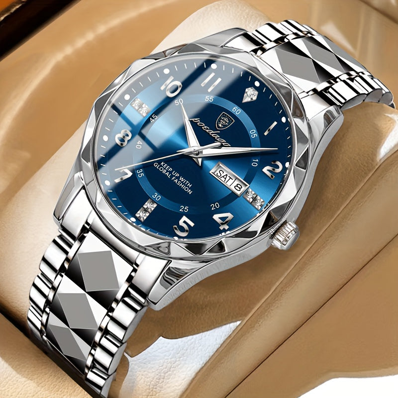 Montre de sport multifonction étanche pour hommes – Titane