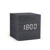 Houten minimalistische LED wekker