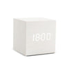 Houten minimalistische LED wekker
