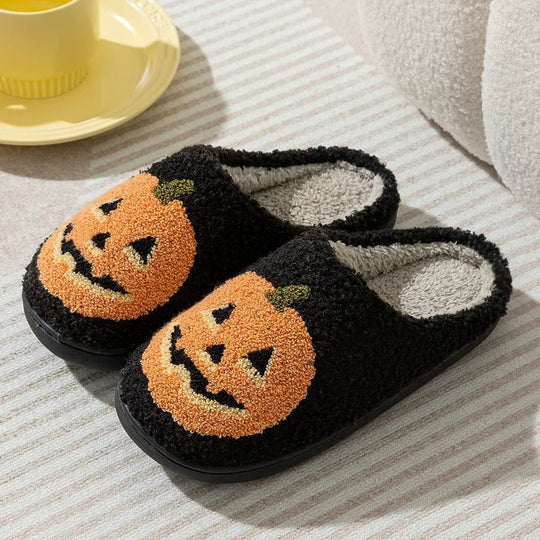 Pantofole di Halloween alla zucca