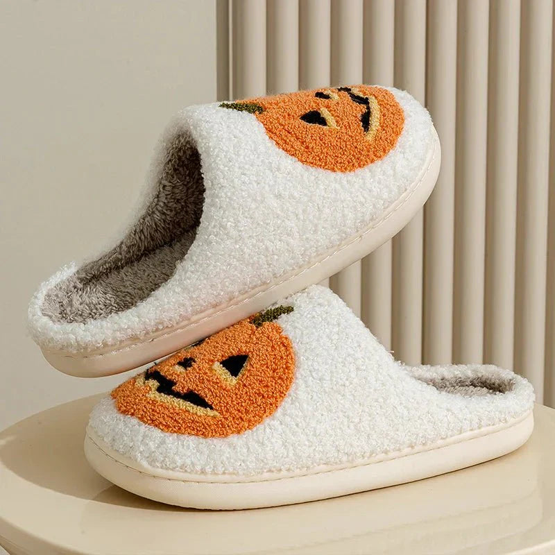 Pumpkin Halloween Slippers