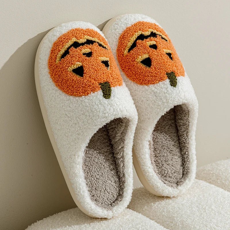 Pumpkin Halloween Slippers