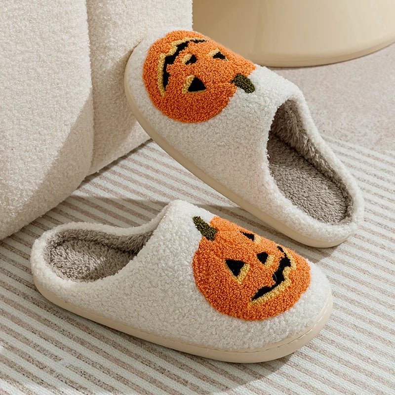 Pumpkin Halloween Slippers