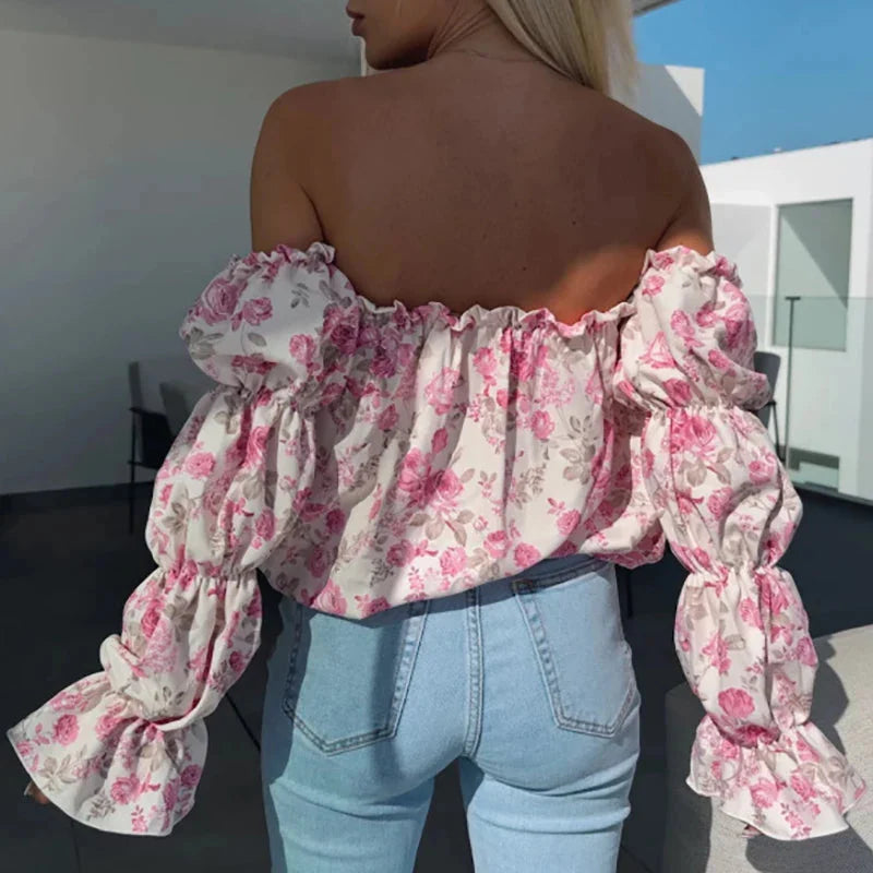 Camicetta Boho da donna | Stampa floreale
