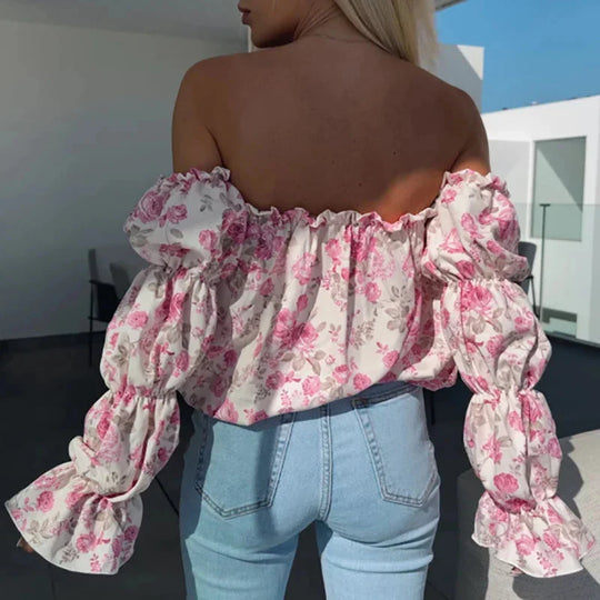 Camicetta Boho da donna | Stampa floreale