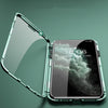 Magnetische 360° Glas Beschermde iPhone hoesje