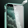 Magnetische 360° Glas Beschermde iPhone hoesje