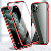Magnetische 360° Glas Beschermde iPhone hoesje