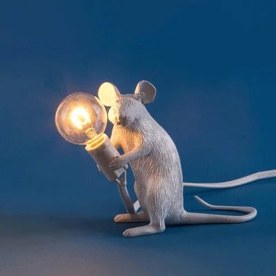 Muis Bureaulamp | Goudkleurige Hars Tafel Accentverlichting