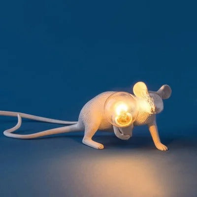 Muis Bureaulamp | Goudkleurige Hars Tafel Accentverlichting