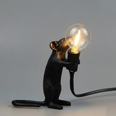 Muis Bureaulamp | Goudkleurige Hars Tafel Accentverlichting