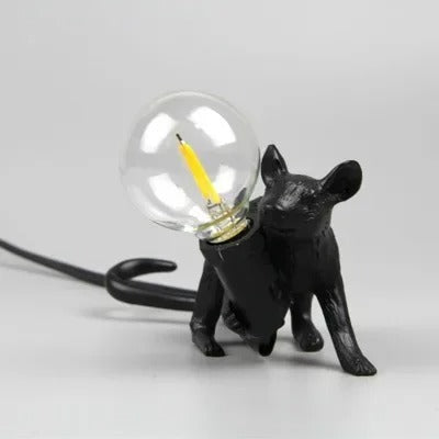 Muis Bureaulamp | Goudkleurige Hars Tafel Accentverlichting