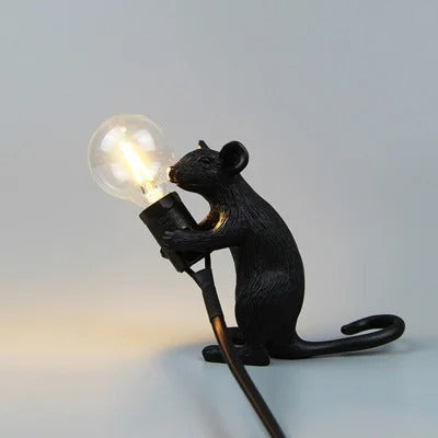 Muis Bureaulamp | Goudkleurige Hars Tafel Accentverlichting