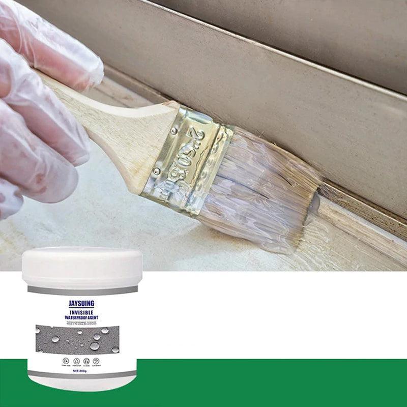 Transparent rubber paste