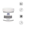 Transparent rubber paste