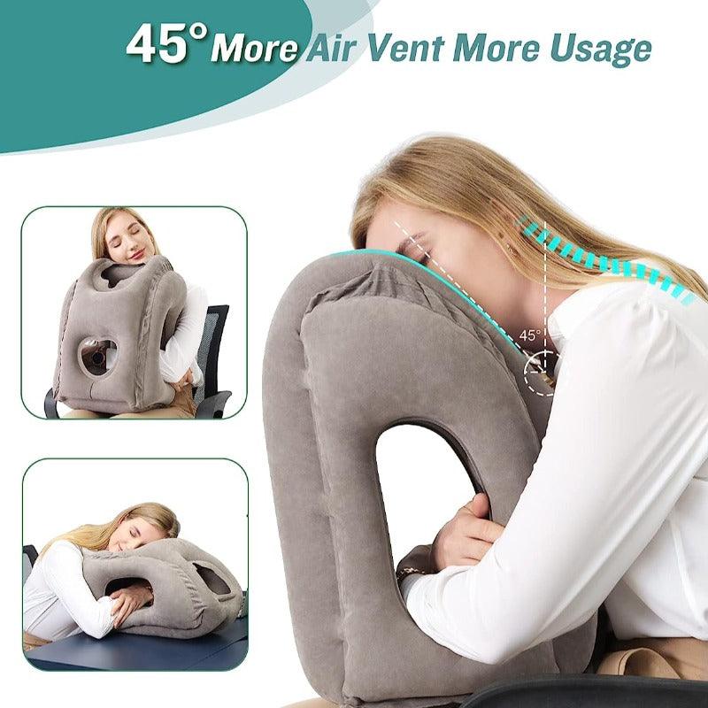 Inflatable Comfort Pillow - Ideal for Traveling, Camping & Relaxing