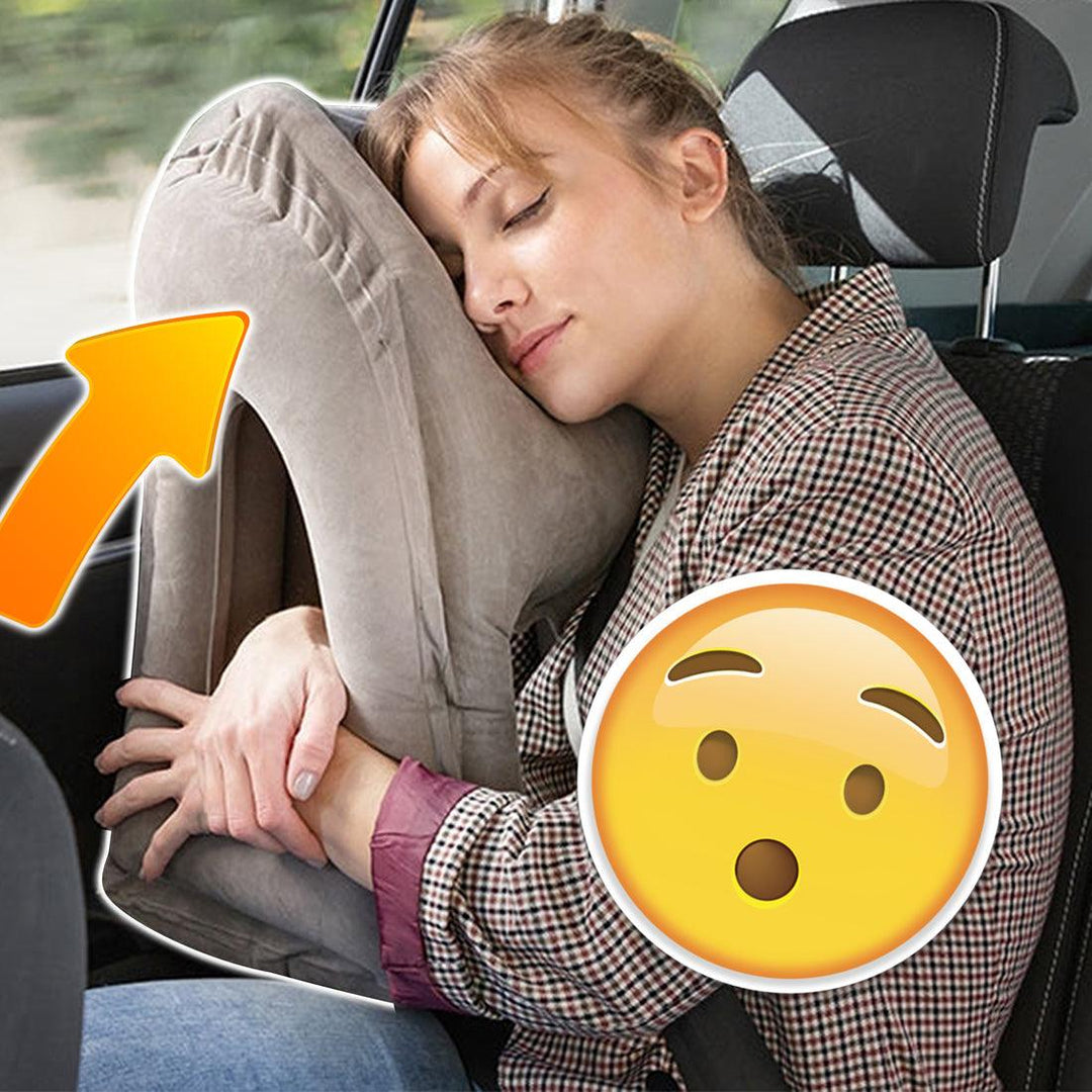 Inflatable Comfort Pillow - Ideal for Traveling, Camping & Relaxing