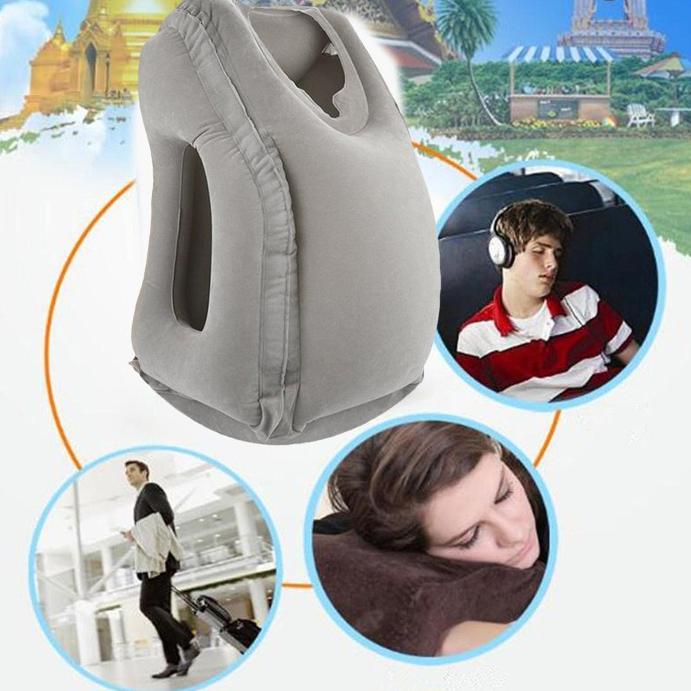 Inflatable Comfort Pillow - Ideal for Traveling, Camping & Relaxing